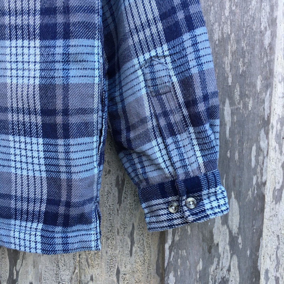 Japanese Brand × Kansai Yamamoto × Vintage Vintage Kansai Yamamoto Jeans Checkered Flannel Jacket Size US M / EU 48-50 / 2 - 8 Thumbnail