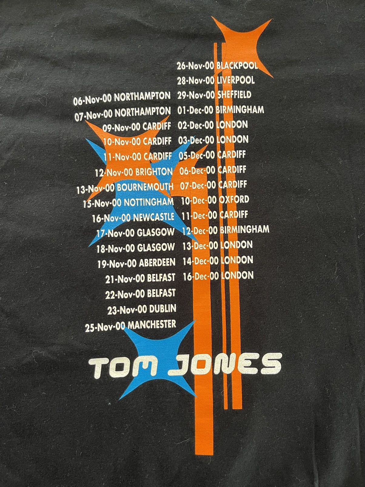 Band Tees × Vintage Tom Jones vintage 2000 tour t-shirt Size US L / EU 52-54 / 3 - 5 Thumbnail