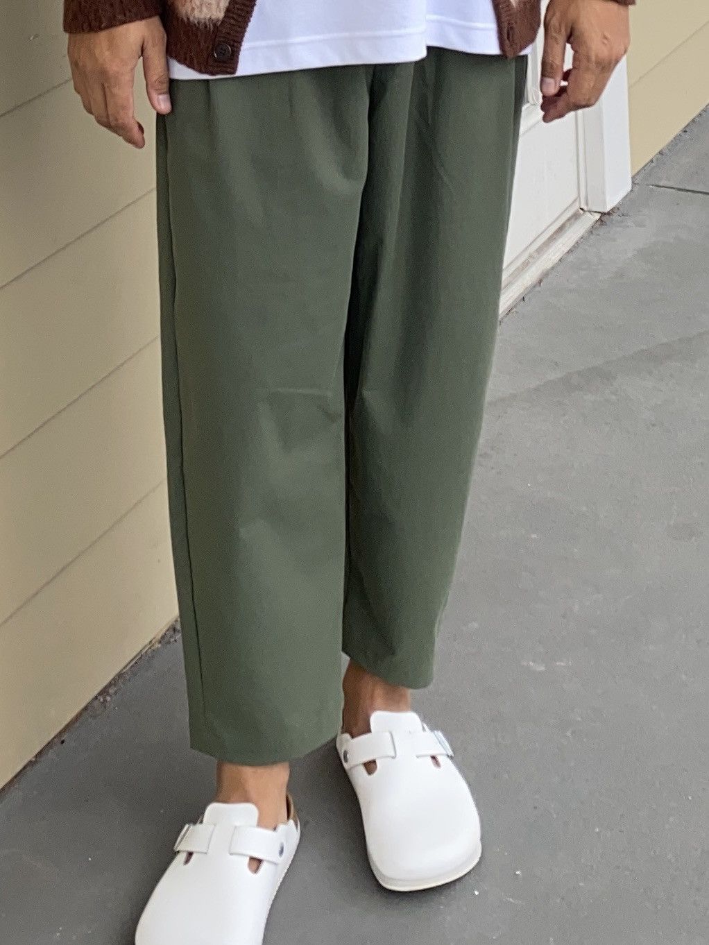 Kazuyuki Kumagai Attachment Attachment by Kazuyuki Kumagai Belted Wide Taper Pants Size US 32 / EU 48 - 5 Thumbnail