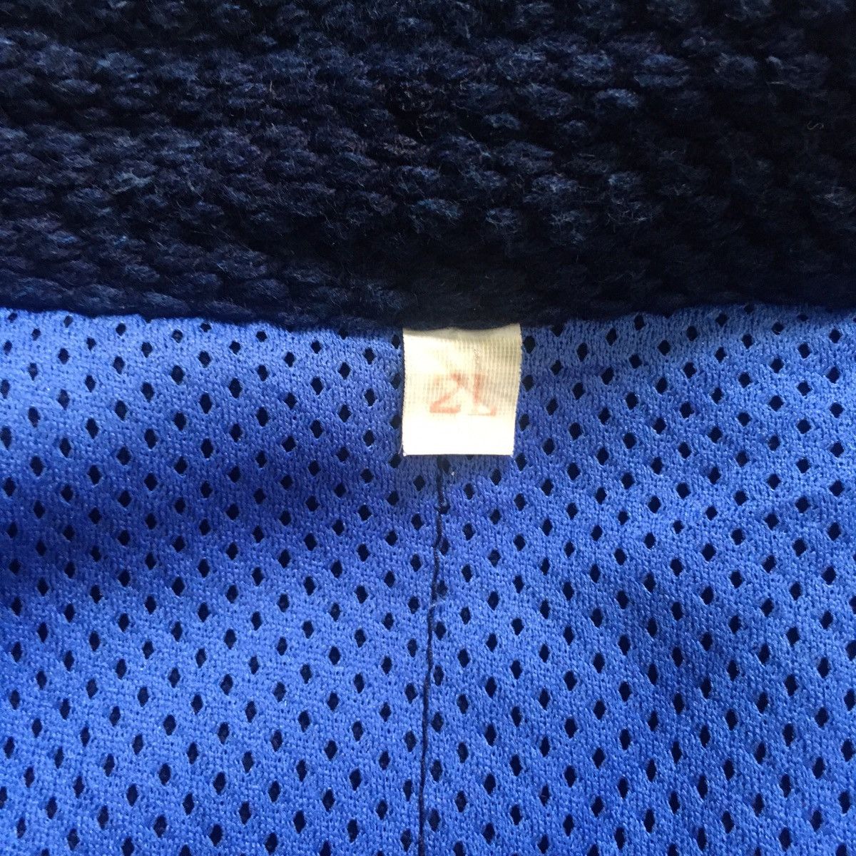 Indigo × Japanese Brand × Pure Blue Japan Men’s Modern Cardigan Style Sashiko Noragi Swordsman Kimono Size US L / EU 52-54 / 3 - 4 Thumbnail