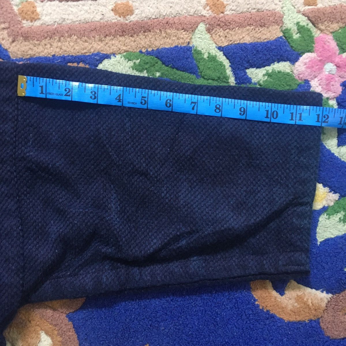 Indigo × Japanese Brand × Pure Blue Japan Men’s Modern Cardigan Style Sashiko Noragi Swordsman Kimono Size US L / EU 52-54 / 3 - 9 Thumbnail
