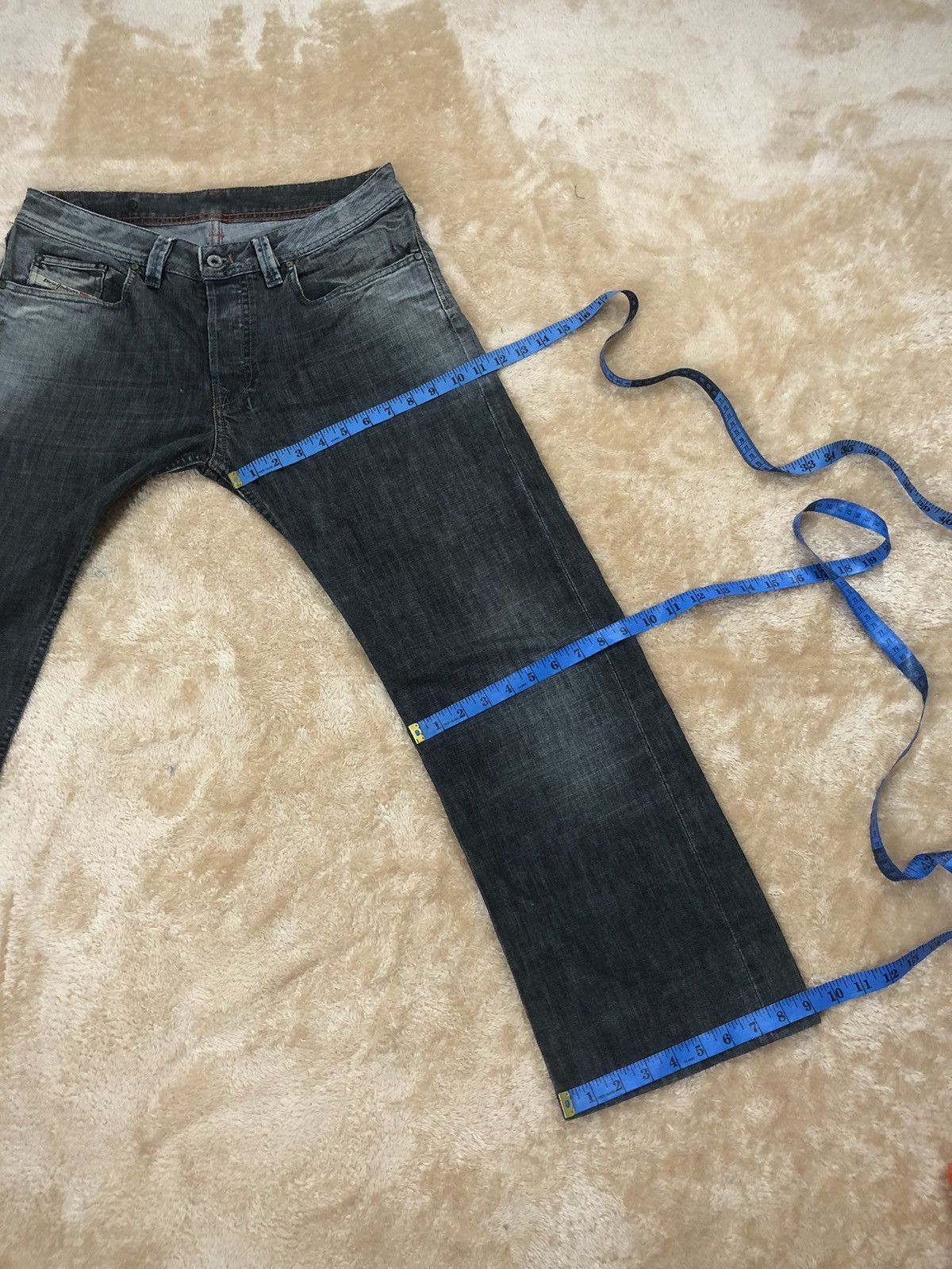Diesel Diesel Denim Jeans Faded Black Nice Design Size US 32 / EU 48 - 11 Thumbnail