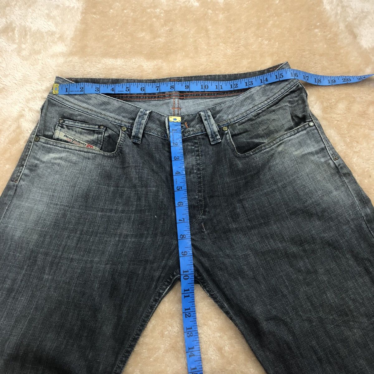 Diesel Diesel Denim Jeans Faded Black Nice Design Size US 32 / EU 48 - 9 Thumbnail
