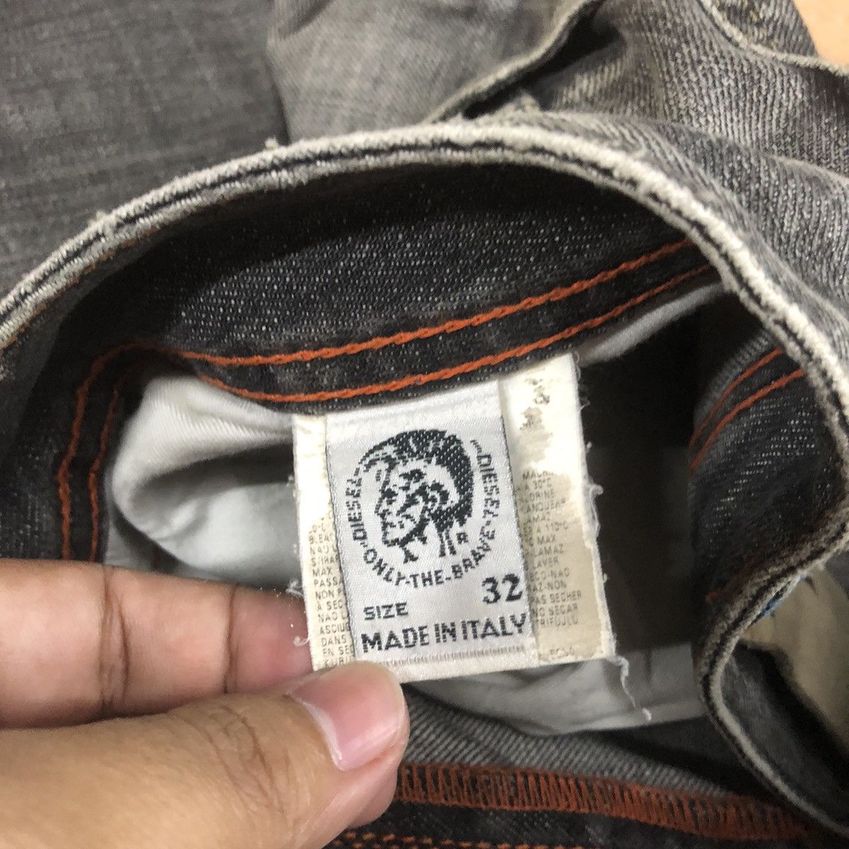 Diesel Diesel Denim Jeans Faded Black Nice Design Size US 32 / EU 48 - 5 Thumbnail