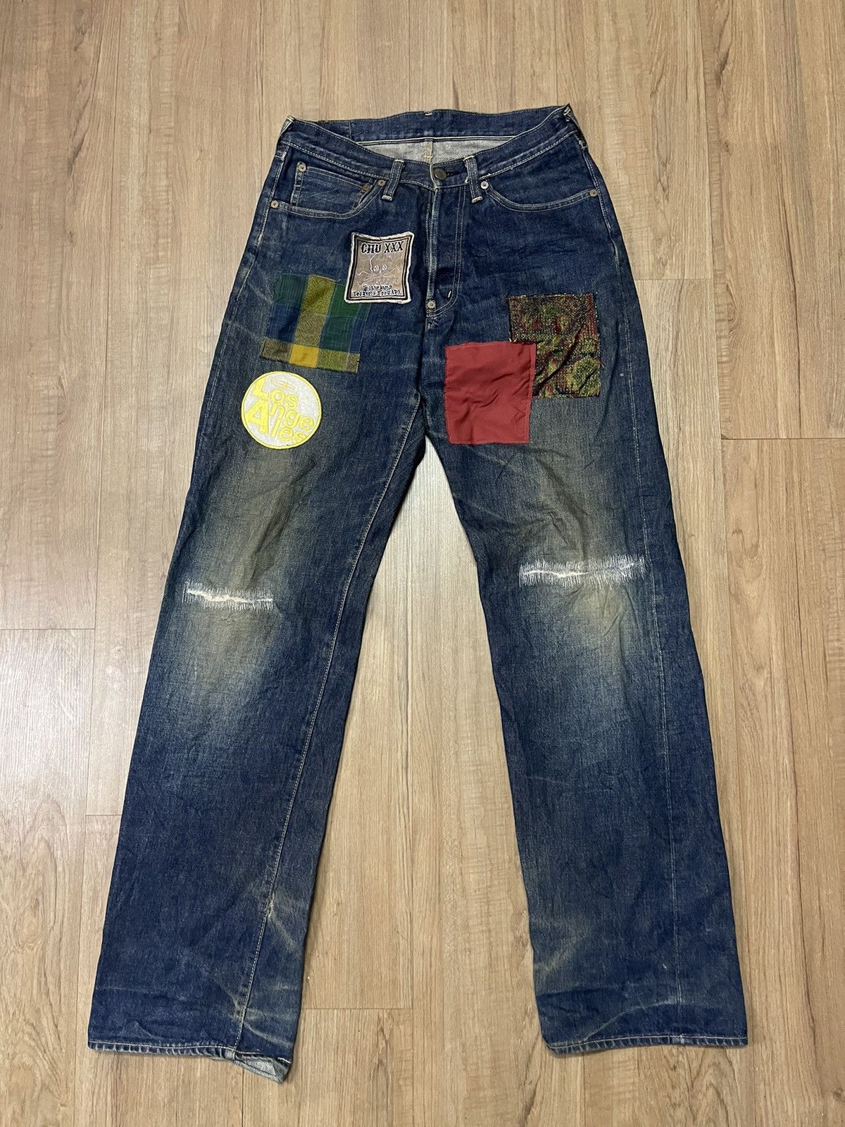 Vintage Patchworks Sashiko Selvedge denim