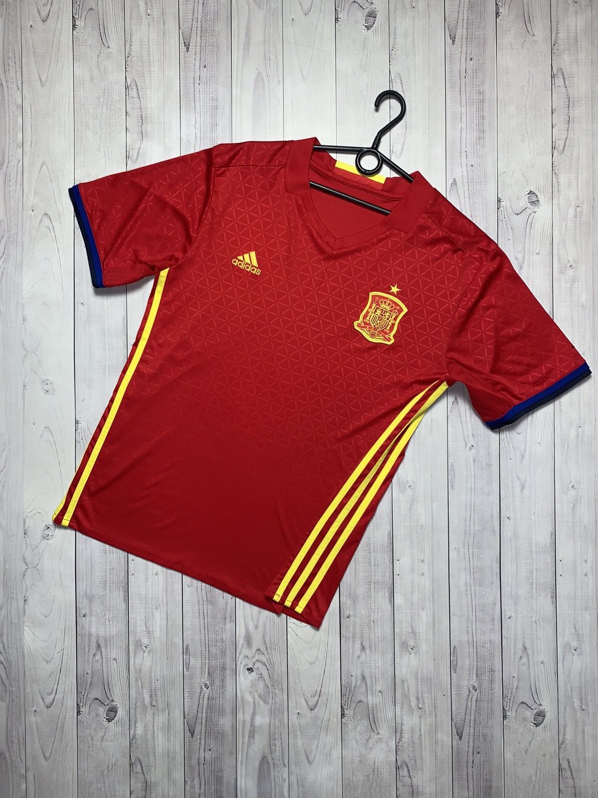 Vintage Adidas Spain soccer jersey size L
