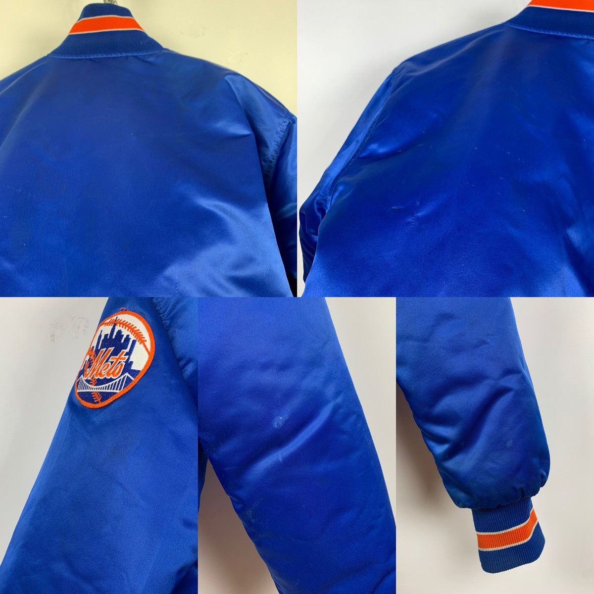 Vintage New York Mets Satin Starter hot Jacket L