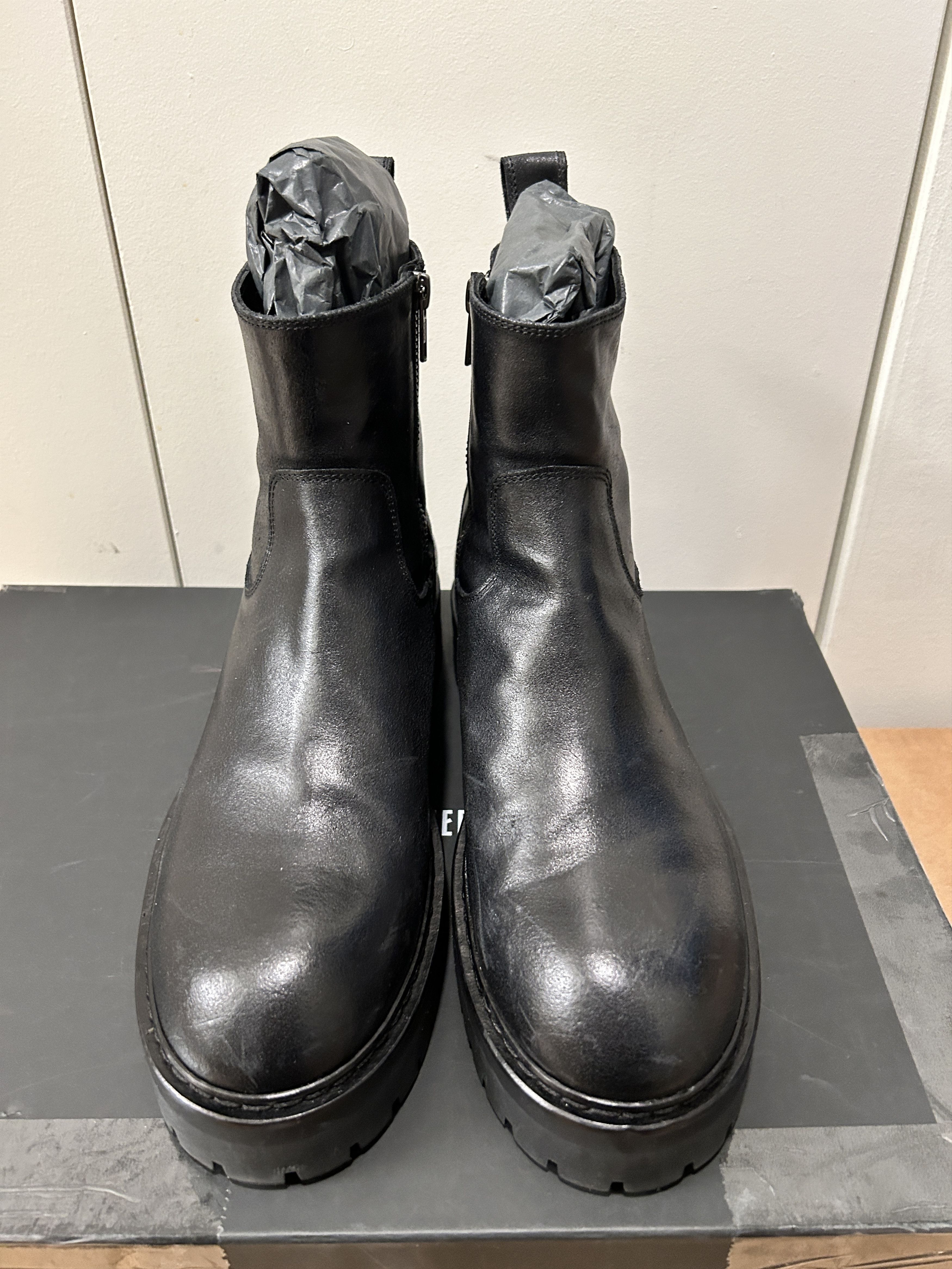 Ann Demeulemeester Ann Demeulemeester Black leather boots suede country nero Size US 8 / IT 38 - 3 Thumbnail