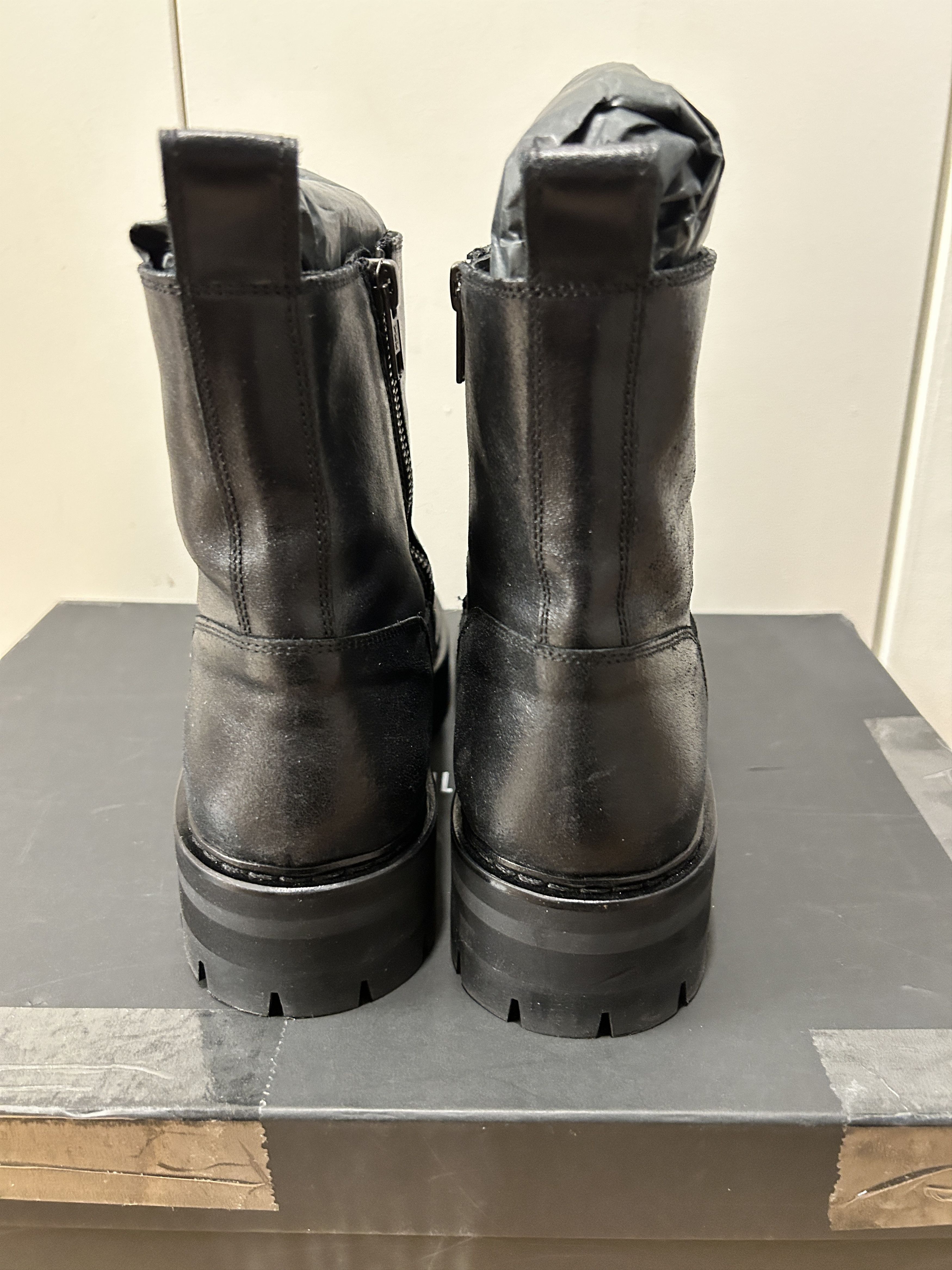 Ann Demeulemeester Ann Demeulemeester Black leather boots suede country nero Size US 8 / IT 38 - 4 Thumbnail