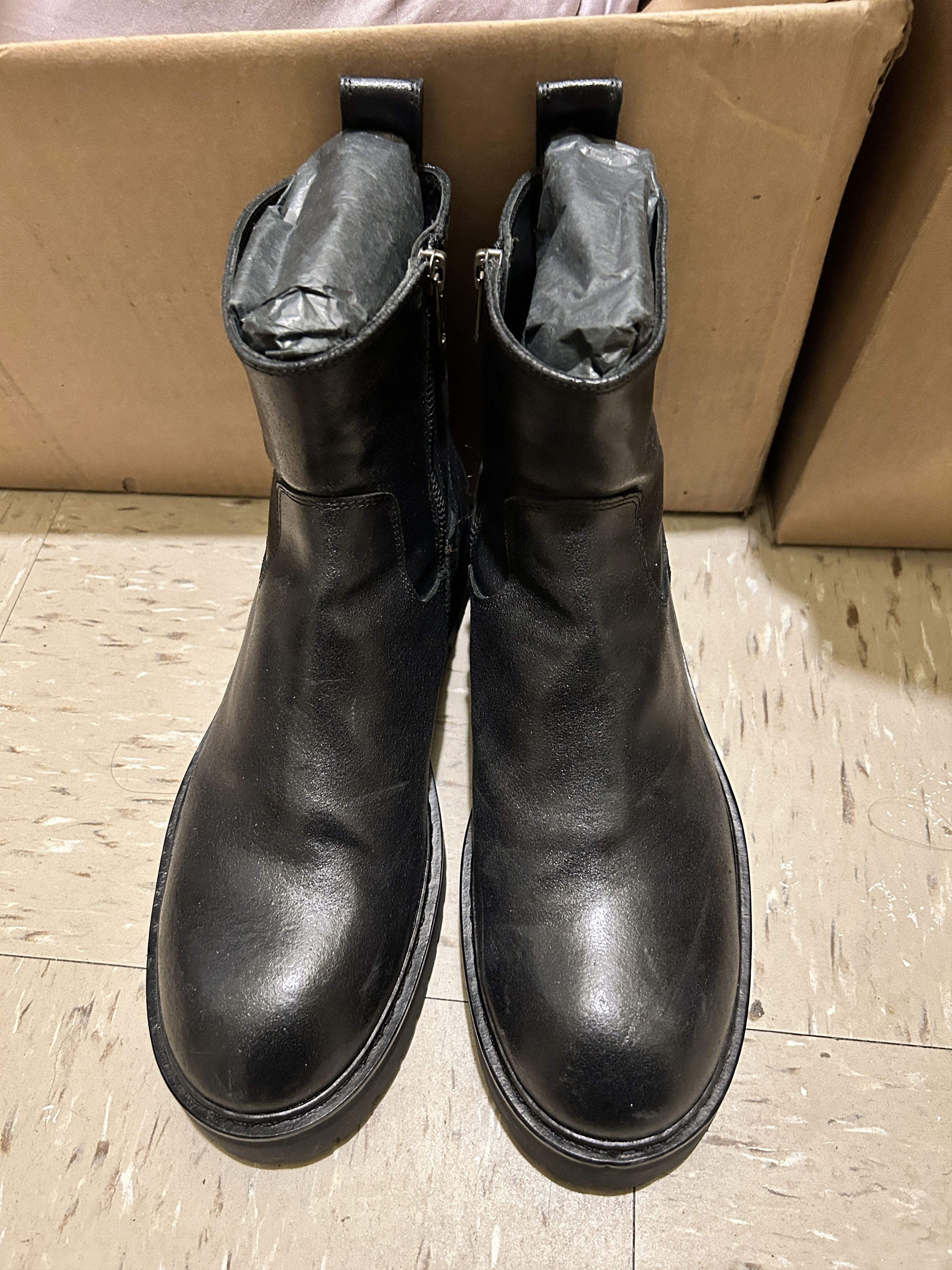 Ann Demeulemeester Ann Demeulemeester Black leather boots suede country nero Size US 8 / IT 38 - 10 Thumbnail
