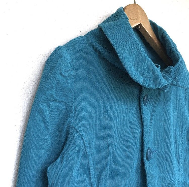 Issey Miyake Vtg Sunao Kuwahara by Issey Miyake Green Corduroy Jacket Size US M / EU 48-50 / 2 - 3 Thumbnail