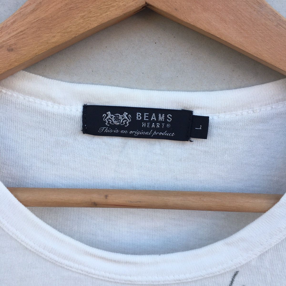 Beams Plus Rare‼️Vintage 90s Beams Heart Scribbled Graphic Tees Size US L / EU 52-54 / 3 - 3 Thumbnail