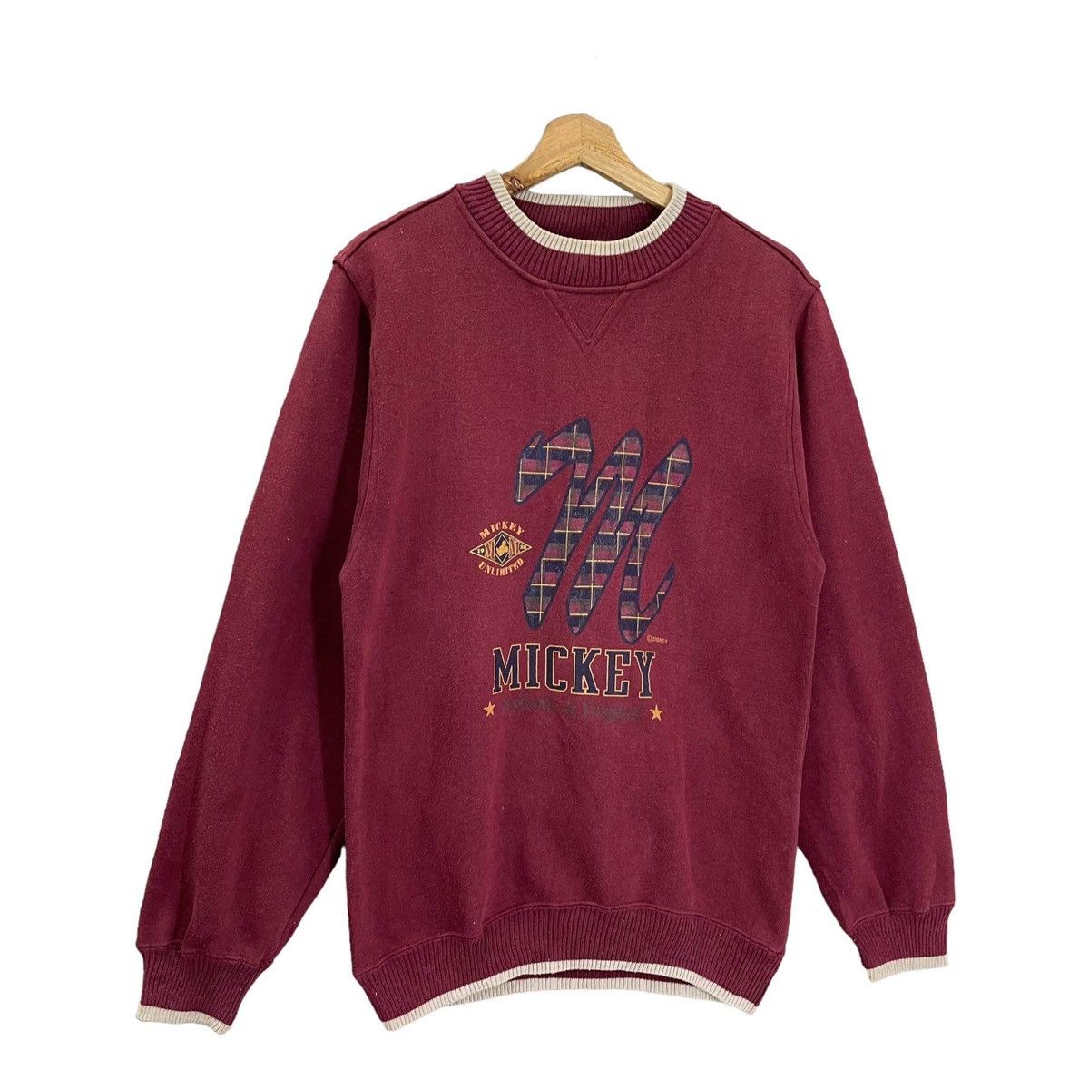 Mickey Mouse 90s Mickey Mouse Big Logo Crewneck Sweatshirt Size S Size US S / EU 44-46 / 1 - 2 Thumbnail