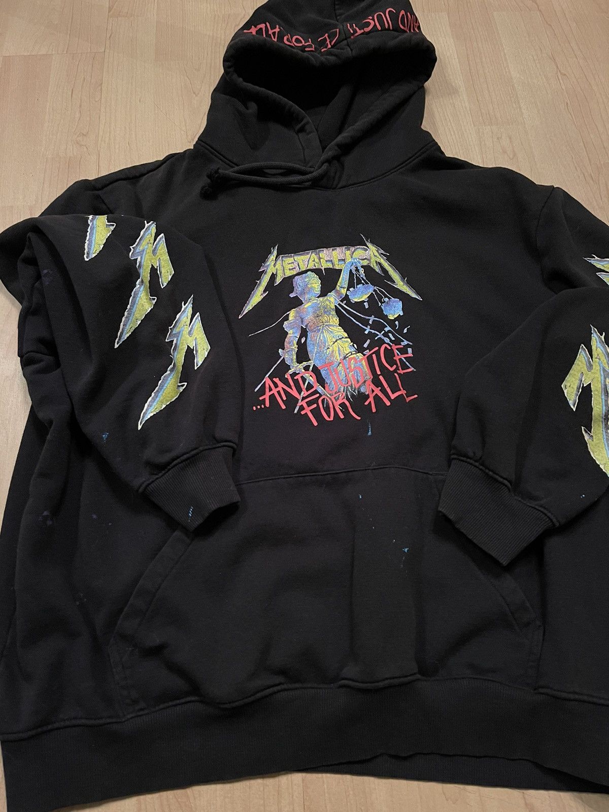 Band Tees × Metallica × Vintage Metallica vintage Y2K multilogo printed hoodie Size US M / EU 48-50 / 2 - 5 Thumbnail
