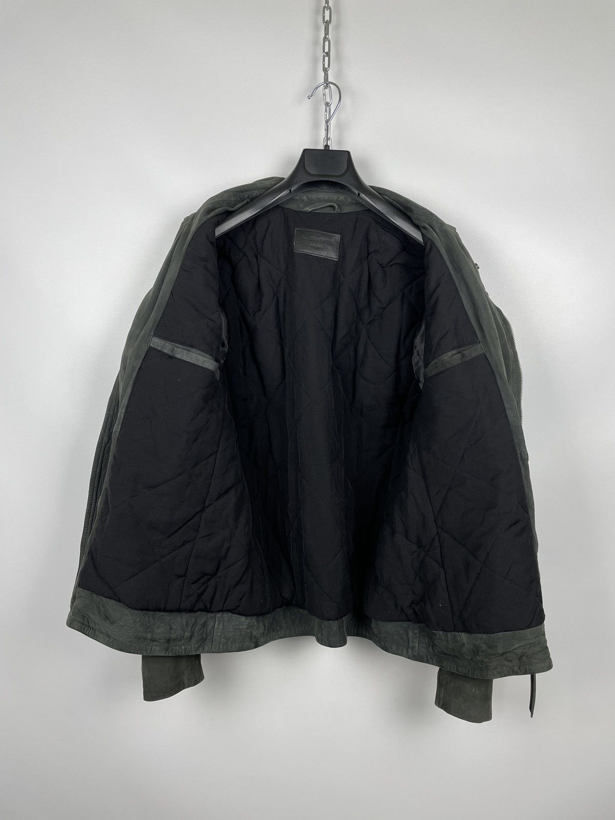 Allsaints AllSaints Kenji Biker Sheep Leather Jacket Size US M / EU 48-50 / 2 - 9 Thumbnail