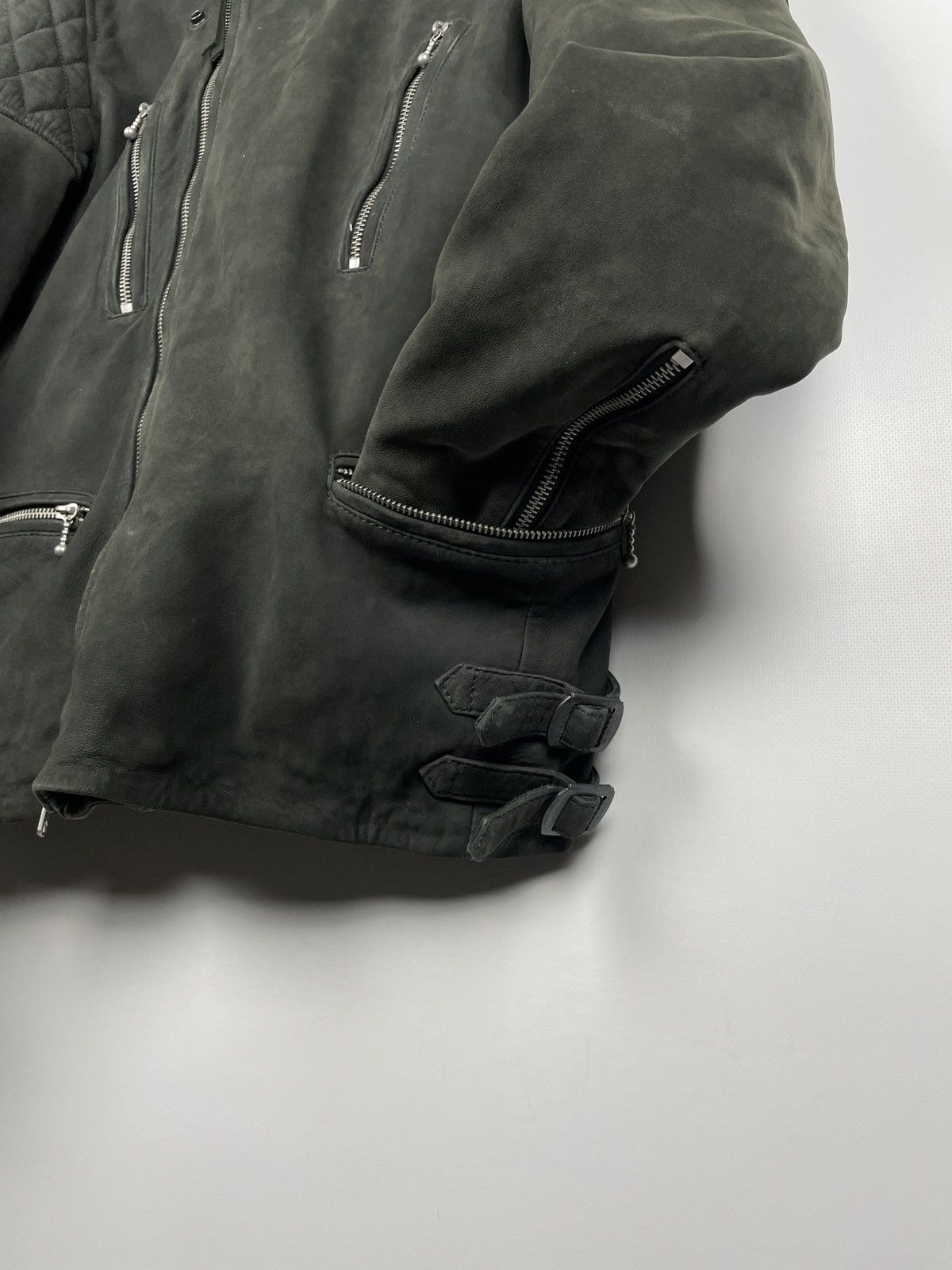 Allsaints AllSaints Kenji Biker Sheep Leather Jacket Size US M / EU 48-50 / 2 - 8 Thumbnail