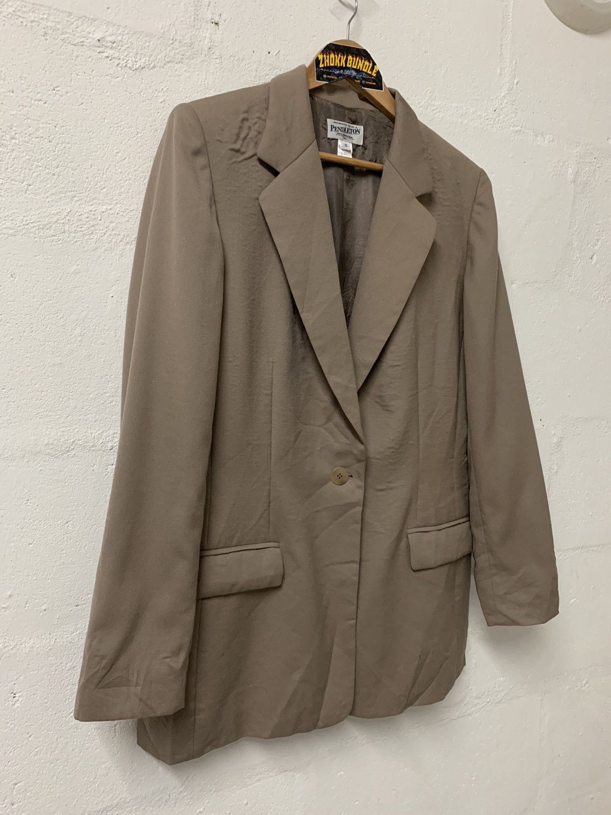 Japanese Brand × Pendleton × Vintage Pendleton Wool Blazer Size L / US 10 / IT 46 - 2 Thumbnail