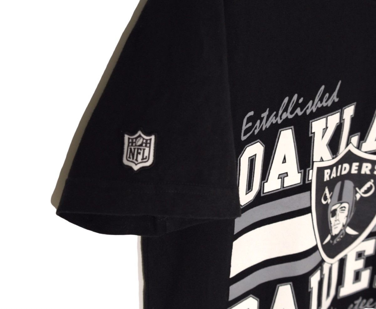 NFL Oakland Raiders Mens NFL T-Shirt Black Size M Size US M / EU 48-50 / 2 - 4 Thumbnail