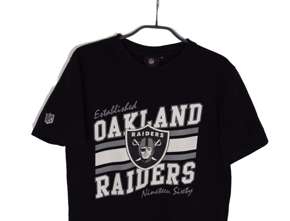 NFL Oakland Raiders Mens NFL T-Shirt Black Size M Size US M / EU 48-50 / 2 - 2 Thumbnail