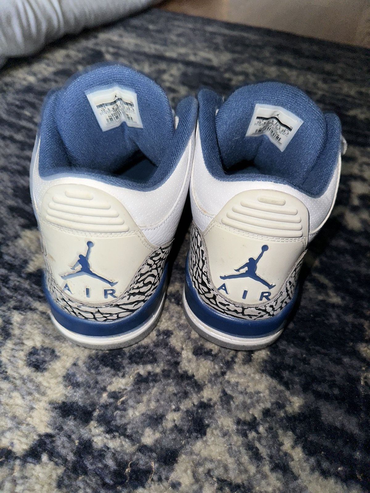 Jordan Brand Jordan retro 3 “True Blue” 2011 Size US 10.5 / EU 43-44 - 3 Thumbnail