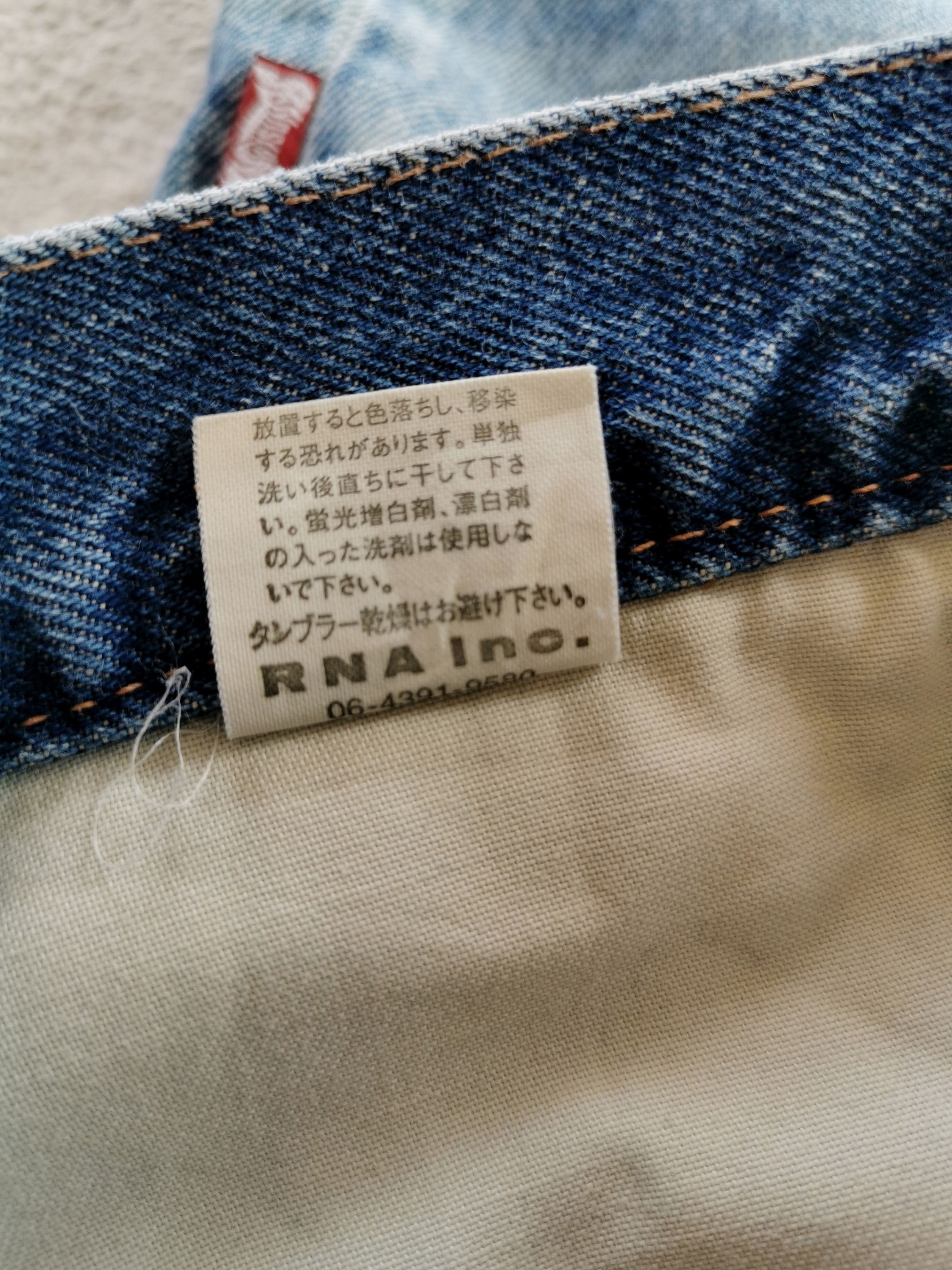 Japanese Brand RNA Inc Japan Junkie Business Paint Art Jeans Size US 32 / EU 48 - 7 Thumbnail