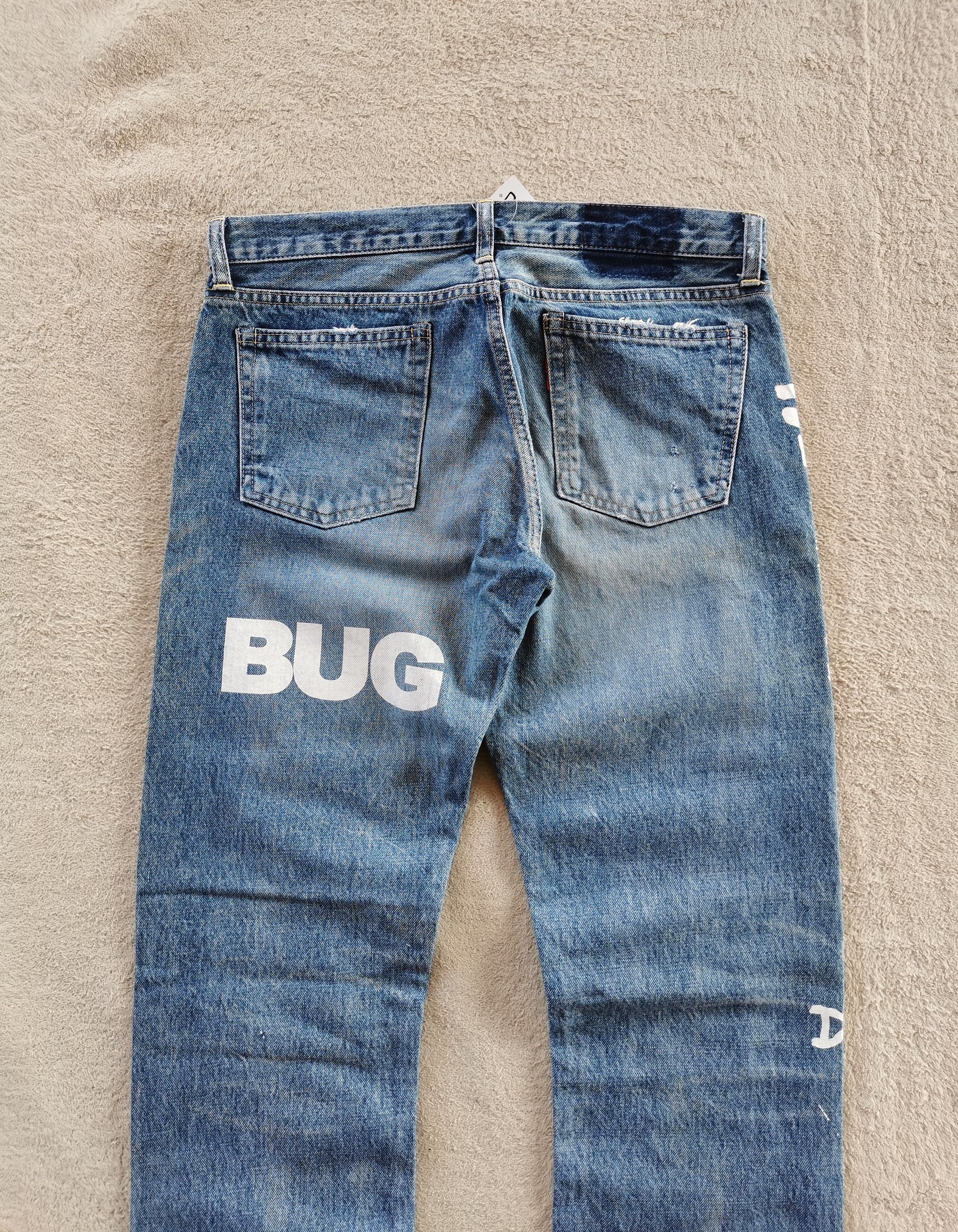 Japanese Brand RNA Inc Japan Junkie Business Paint Art Jeans Size US 32 / EU 48 - 8 Thumbnail