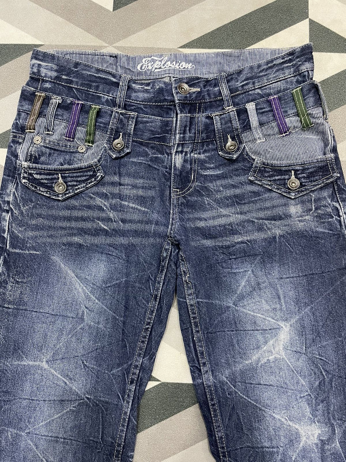 Japanese Brand RARE VINTAGE JAPANESE BRAND DOUBLE WAIST JEANS Size US 33 - 5 Thumbnail