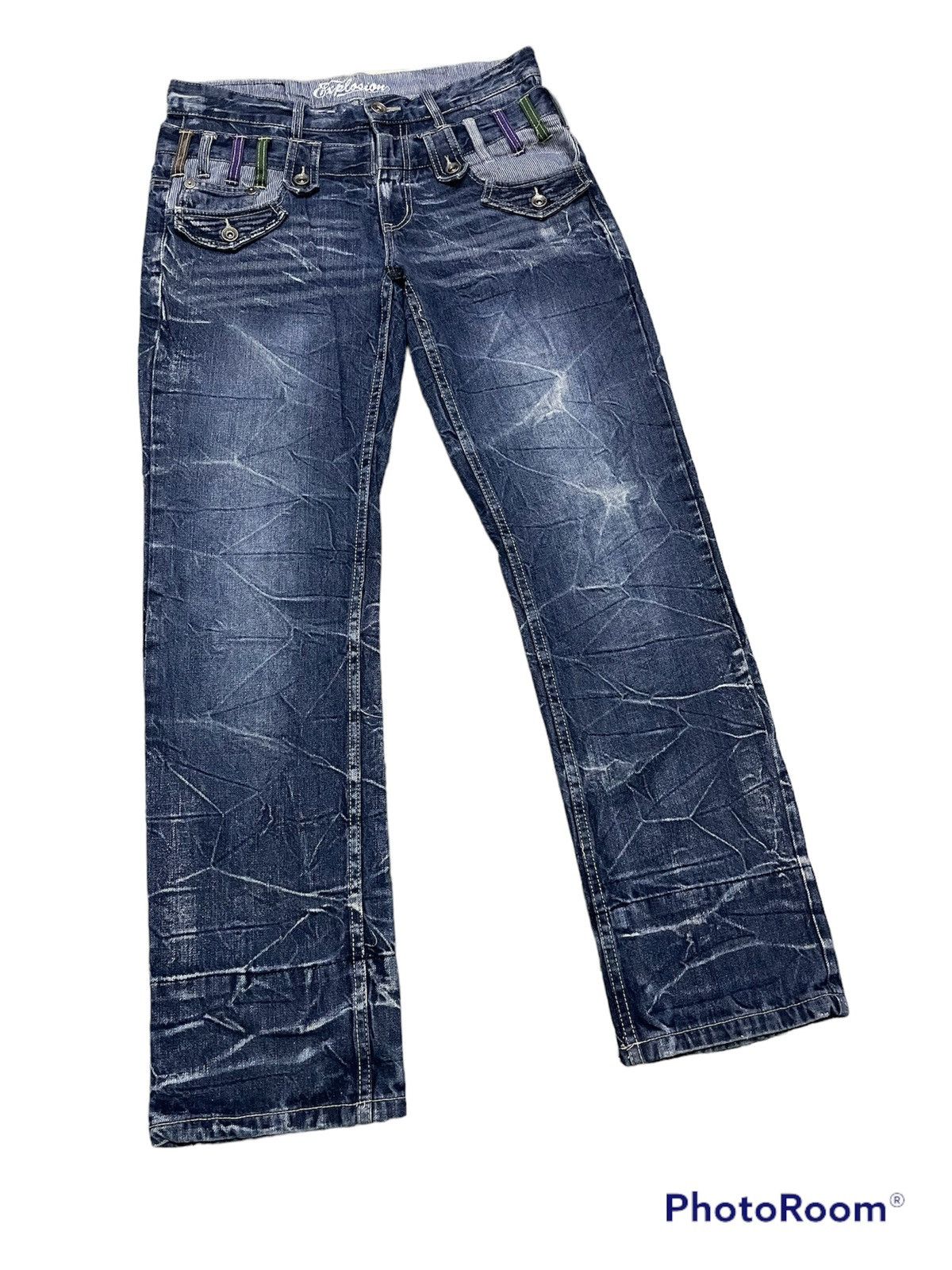 Japanese Brand RARE VINTAGE JAPANESE BRAND DOUBLE WAIST JEANS Size US 33 - 4 Thumbnail