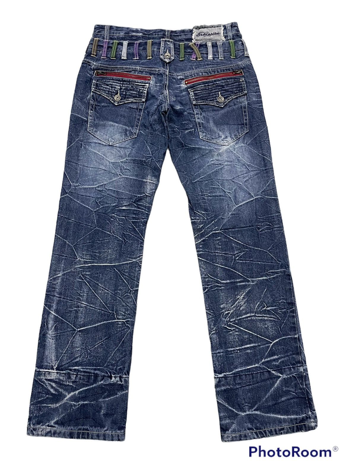 Japanese Brand RARE VINTAGE JAPANESE BRAND DOUBLE WAIST JEANS Size US 33 - 2 Thumbnail
