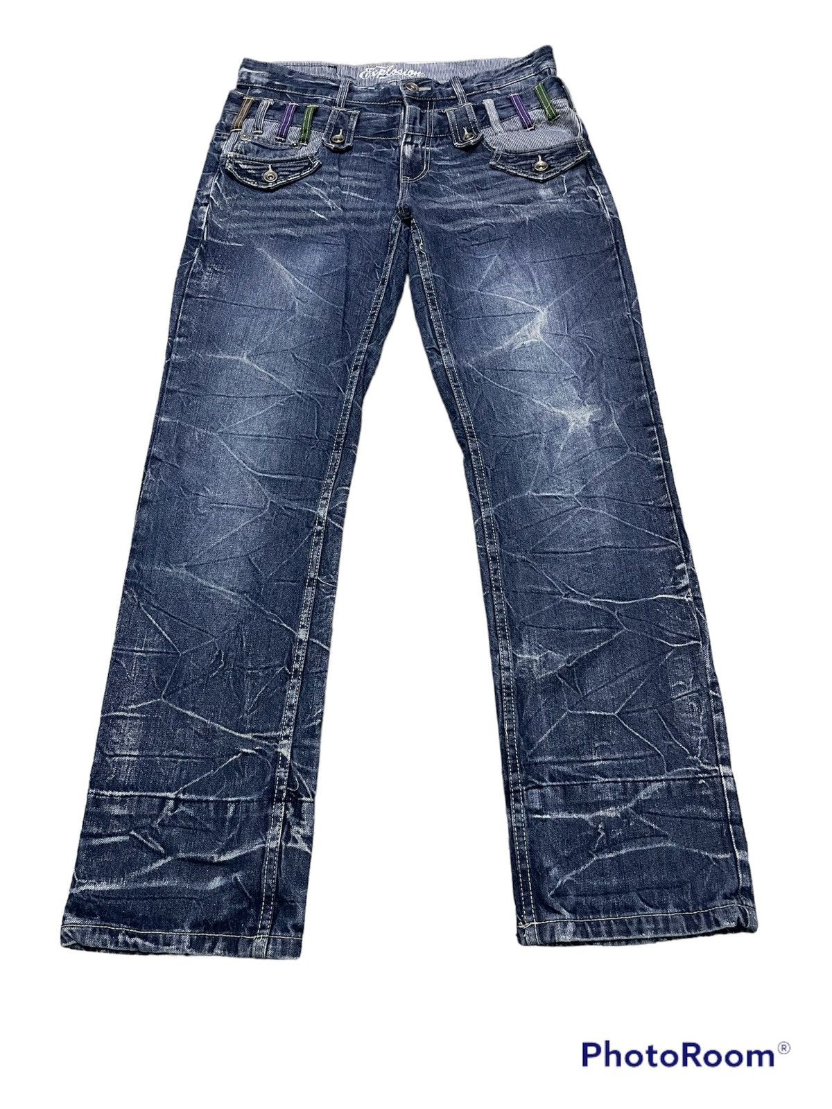 Japanese Brand RARE VINTAGE JAPANESE BRAND DOUBLE WAIST JEANS Size US 33 - 1 Thumbnail