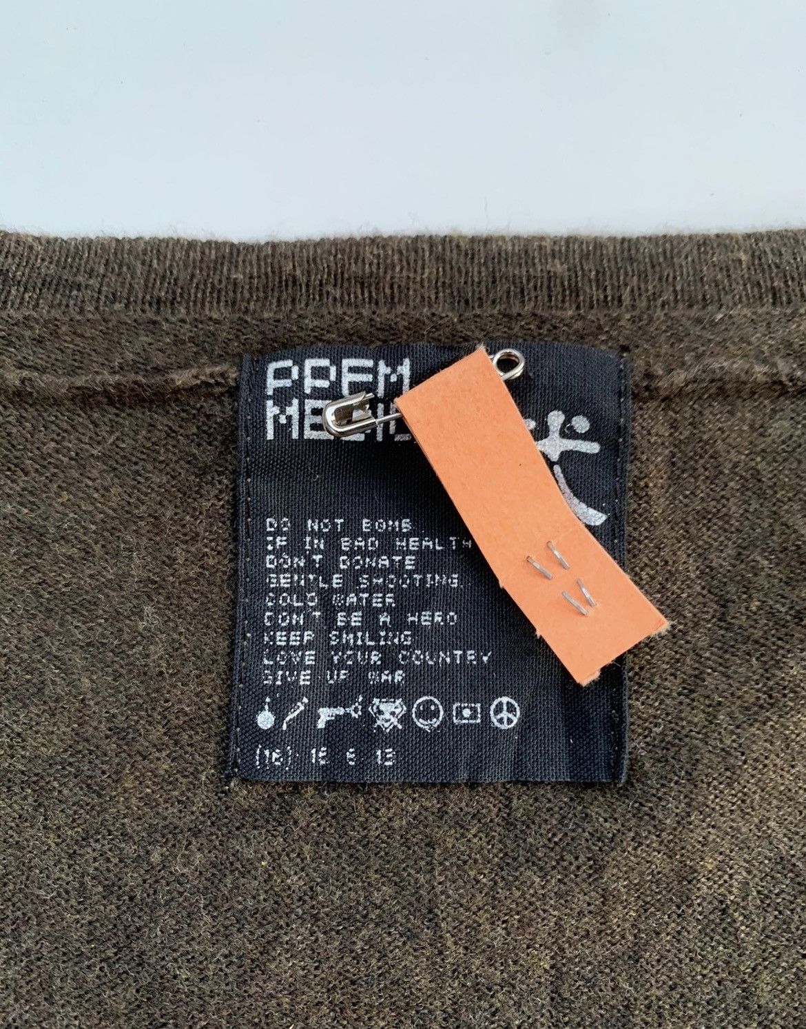Beauty Beast × Japanese Brand × PPFM PPFM Cardigan japanese Grunge Kurt Cobain Style Size US M / EU 48-50 / 2 - 6 Thumbnail
