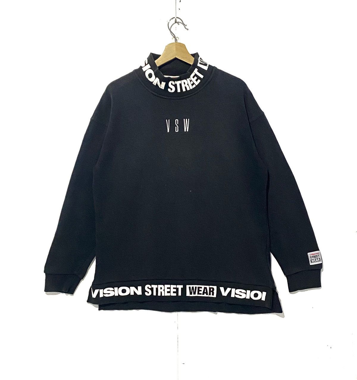Vision Streetwear Vintage 90s Vision StreetWear Pullover Embroidery Medium Size US M / EU 48-50 / 2 - 1 Thumbnail