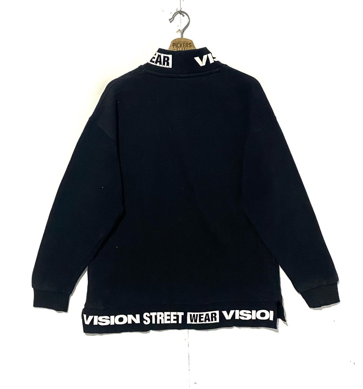Vision Streetwear Vintage 90s Vision StreetWear Pullover Embroidery Medium Size US M / EU 48-50 / 2 - 2 Thumbnail