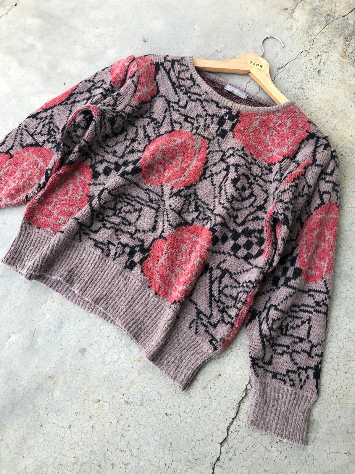 📌Japanese Colourknit Pullover Knitting Elegant Design