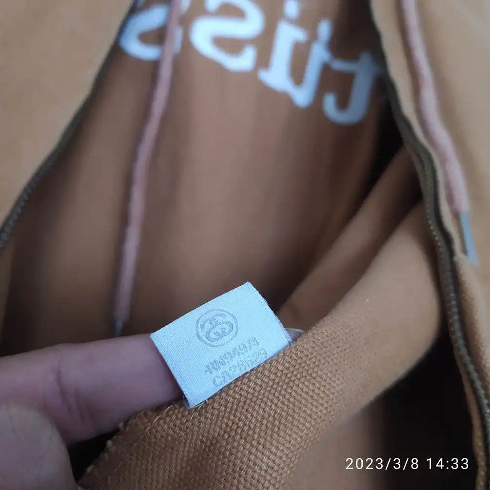 Stussy × Vintage 💥RARE ITEM💥 Stussy Brown Hoodie Jacket-Duck Parker Series Size US M / EU 48-50 / 2 - 2 Thumbnail