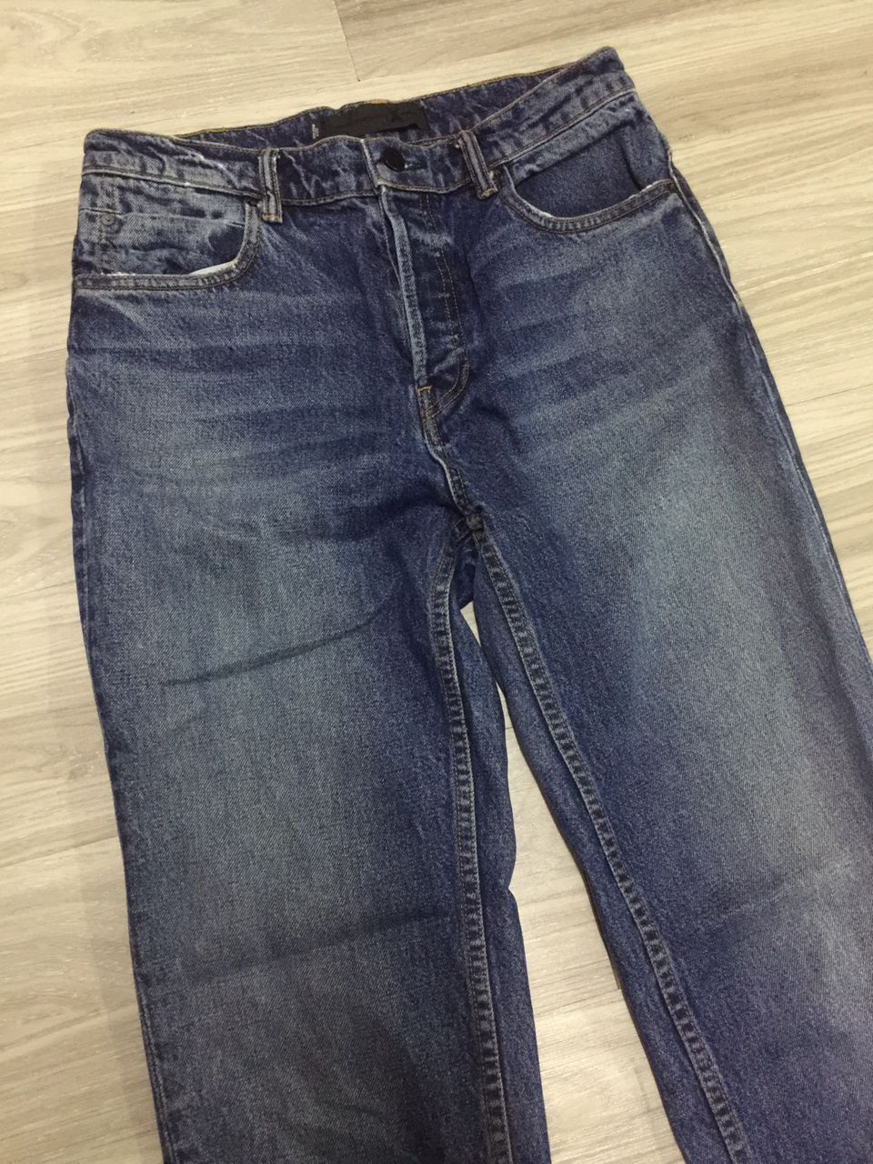 Alexander Wang Denim x Alexander Wang Wash Denim Mid-Rise Straight-Leg Size 26" / US 2 / IT 38 - 5 Thumbnail