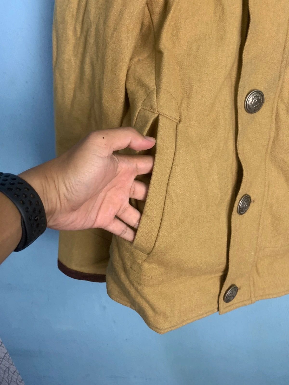 Morgan Homme Vtg Morga Homme bondage wool jacket Size US S / EU 44-46 / 1 - 5 Thumbnail