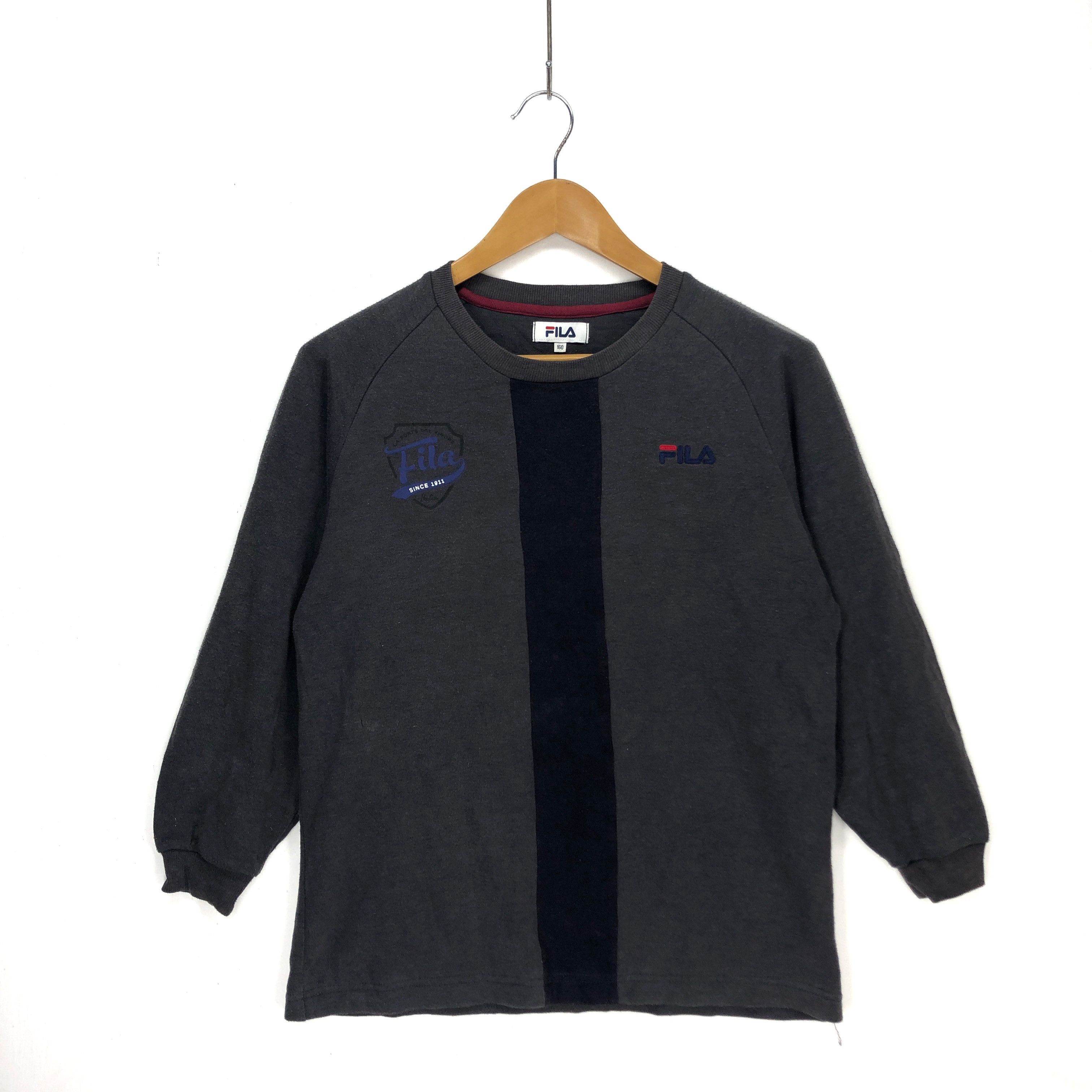 Fila FILA Stripe Crew Neck Sweatshirt #1145-40 Size S / US 4 / IT 40 - 1 Thumbnail