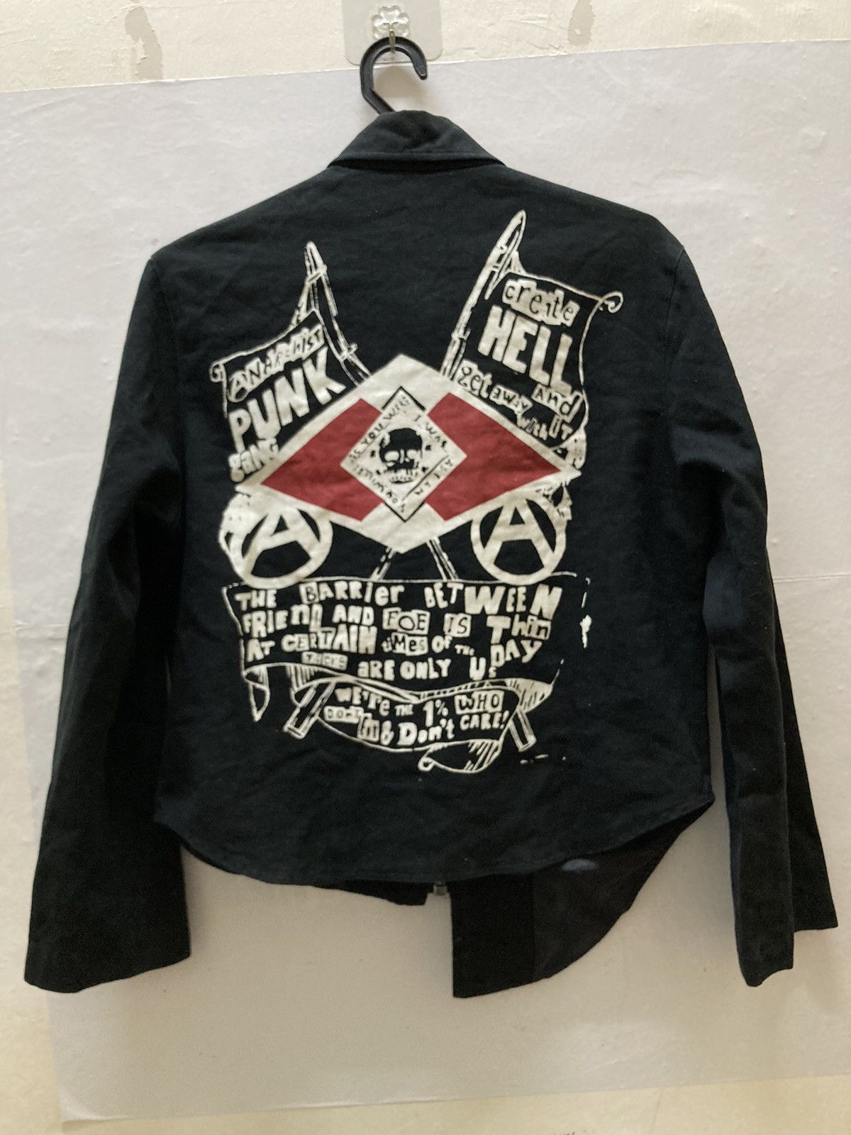 Japanese Brand × Seditionaries Vintage Seditionaries Blazer Punk Hell Anarchist Size 38S - 1 Thumbnail