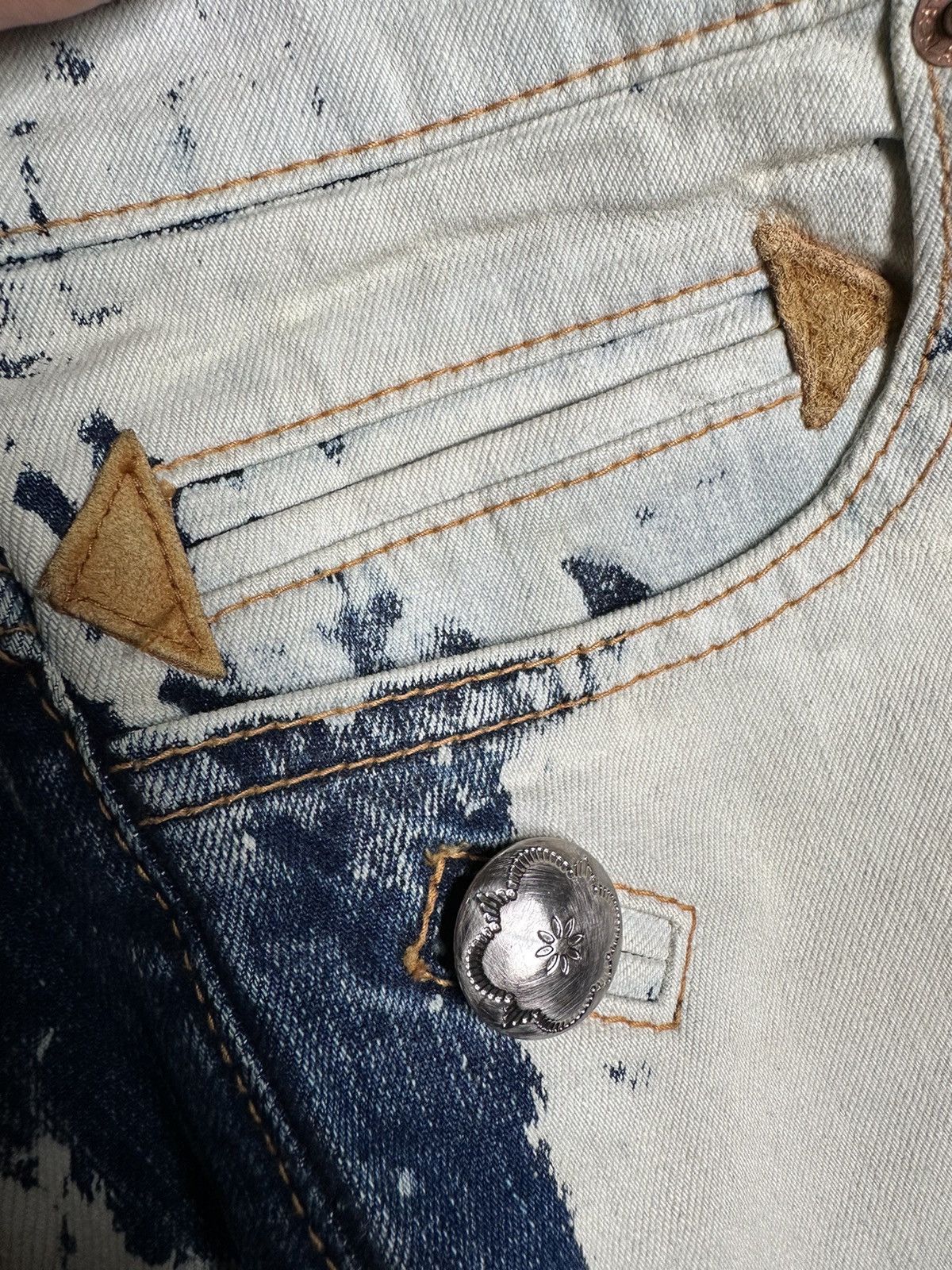 20471120 00's RNA Inc. trompe l'oeil punk jeans Size US 30 / EU 46 - 16 Thumbnail