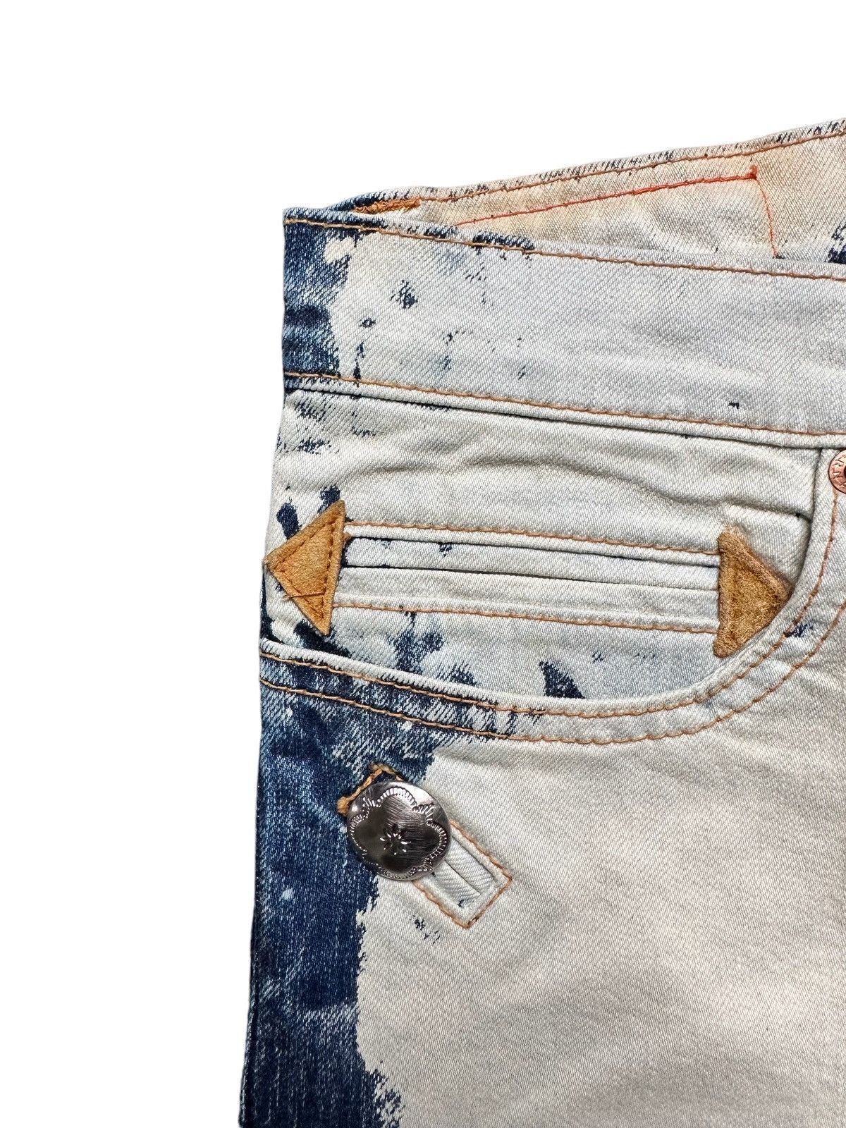 20471120 00's RNA Inc. trompe l'oeil punk jeans Size US 30 / EU 46 - 8 Thumbnail