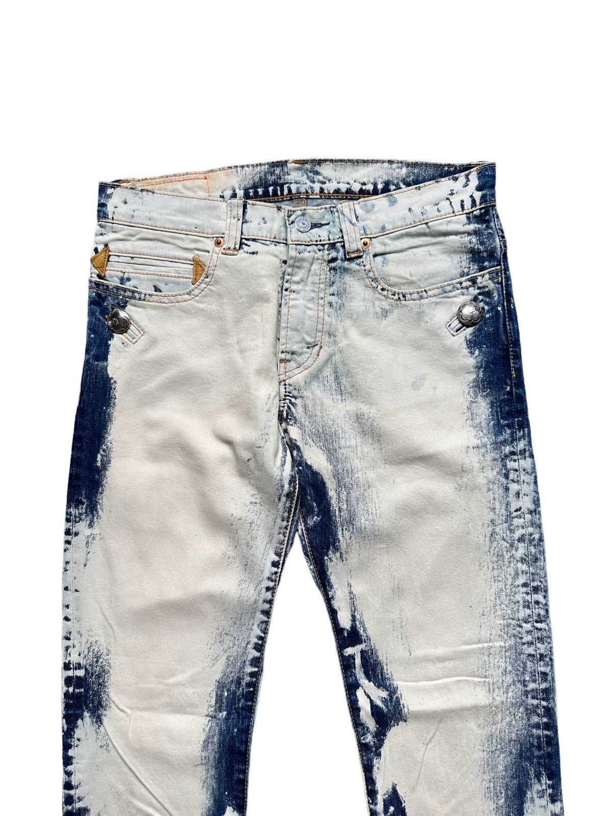 20471120 00's RNA Inc. trompe l'oeil punk jeans Size US 30 / EU 46 - 1 Thumbnail