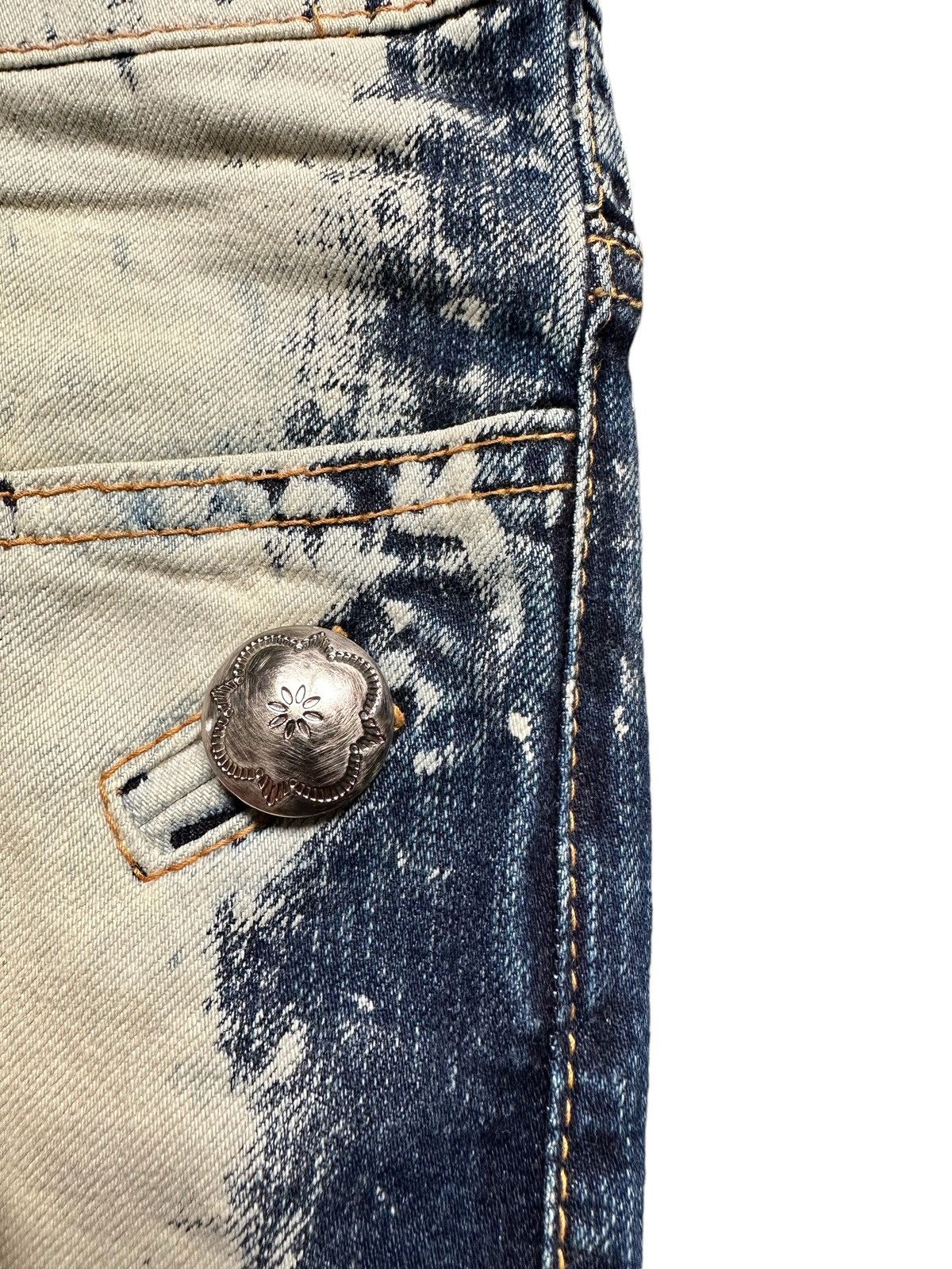 20471120 00's RNA Inc. trompe l'oeil punk jeans Size US 30 / EU 46 - 9 Thumbnail