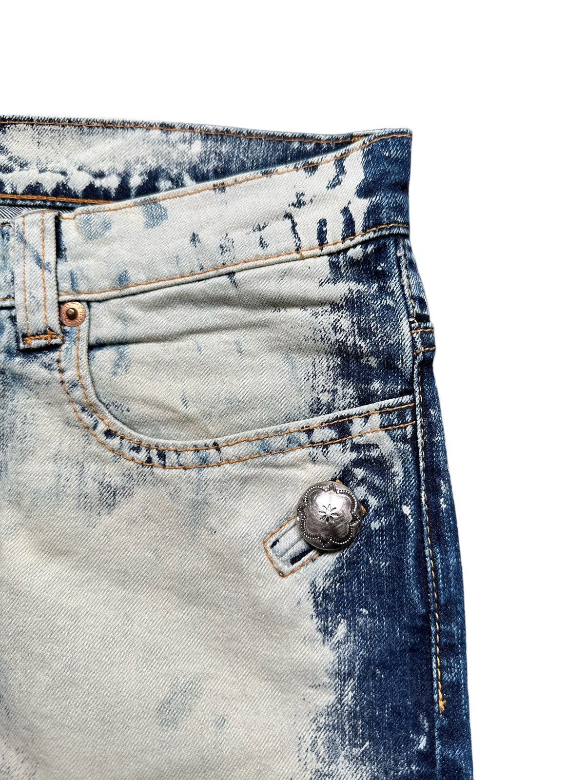 20471120 00's RNA Inc. trompe l'oeil punk jeans Size US 30 / EU 46 - 6 Thumbnail