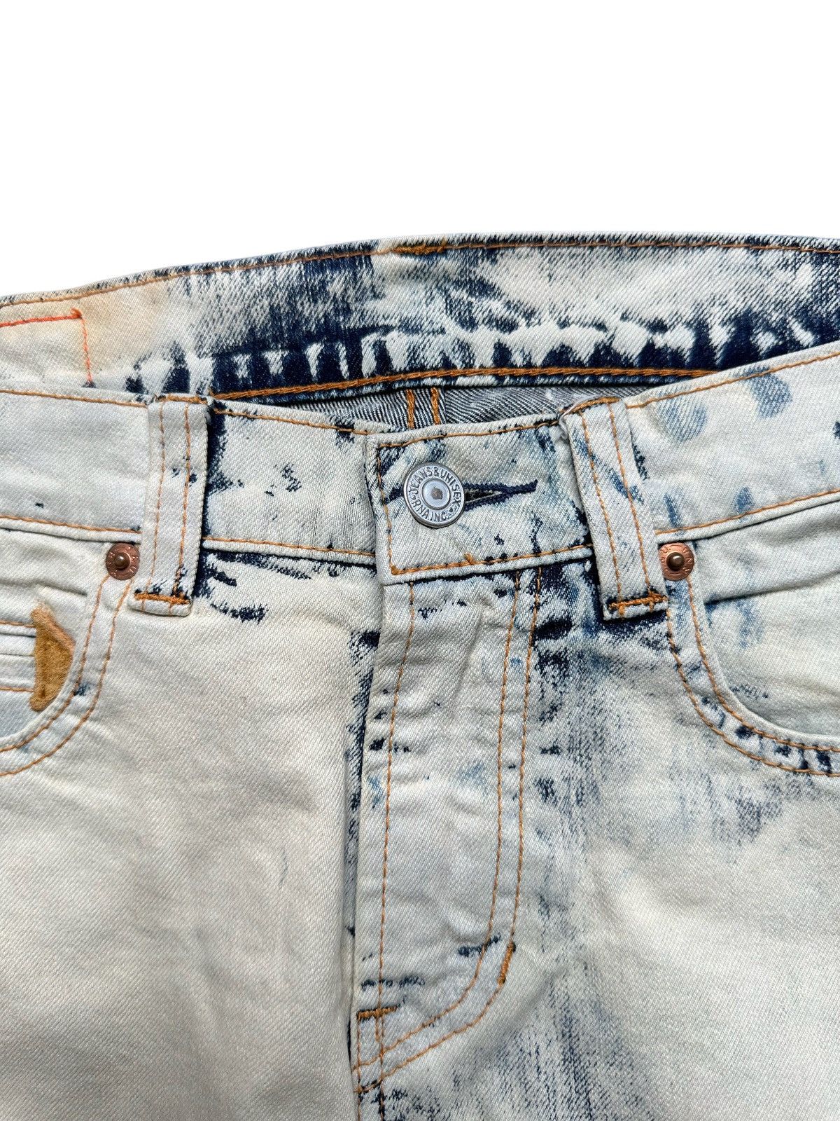 20471120 00's RNA Inc. trompe l'oeil punk jeans Size US 30 / EU 46 - 7 Thumbnail