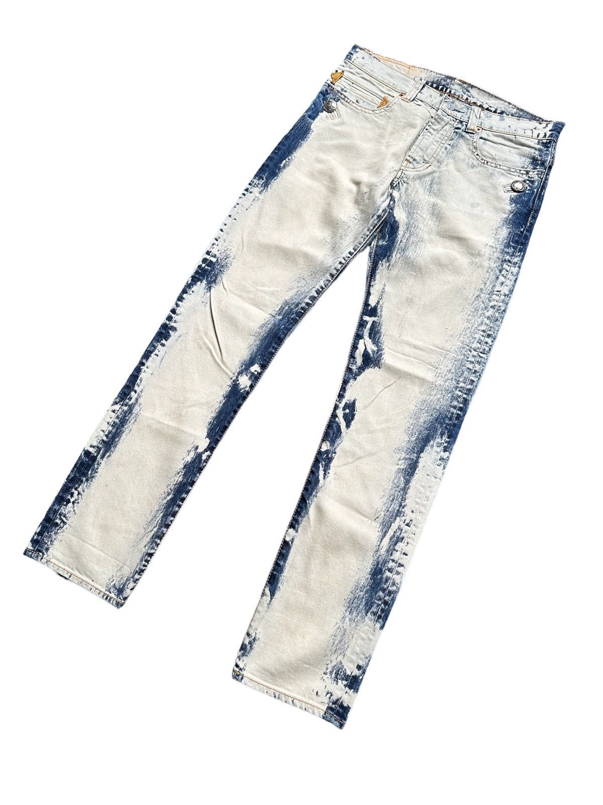 20471120 00's RNA Inc. trompe l'oeil punk jeans Size US 30 / EU 46 - 4 Thumbnail