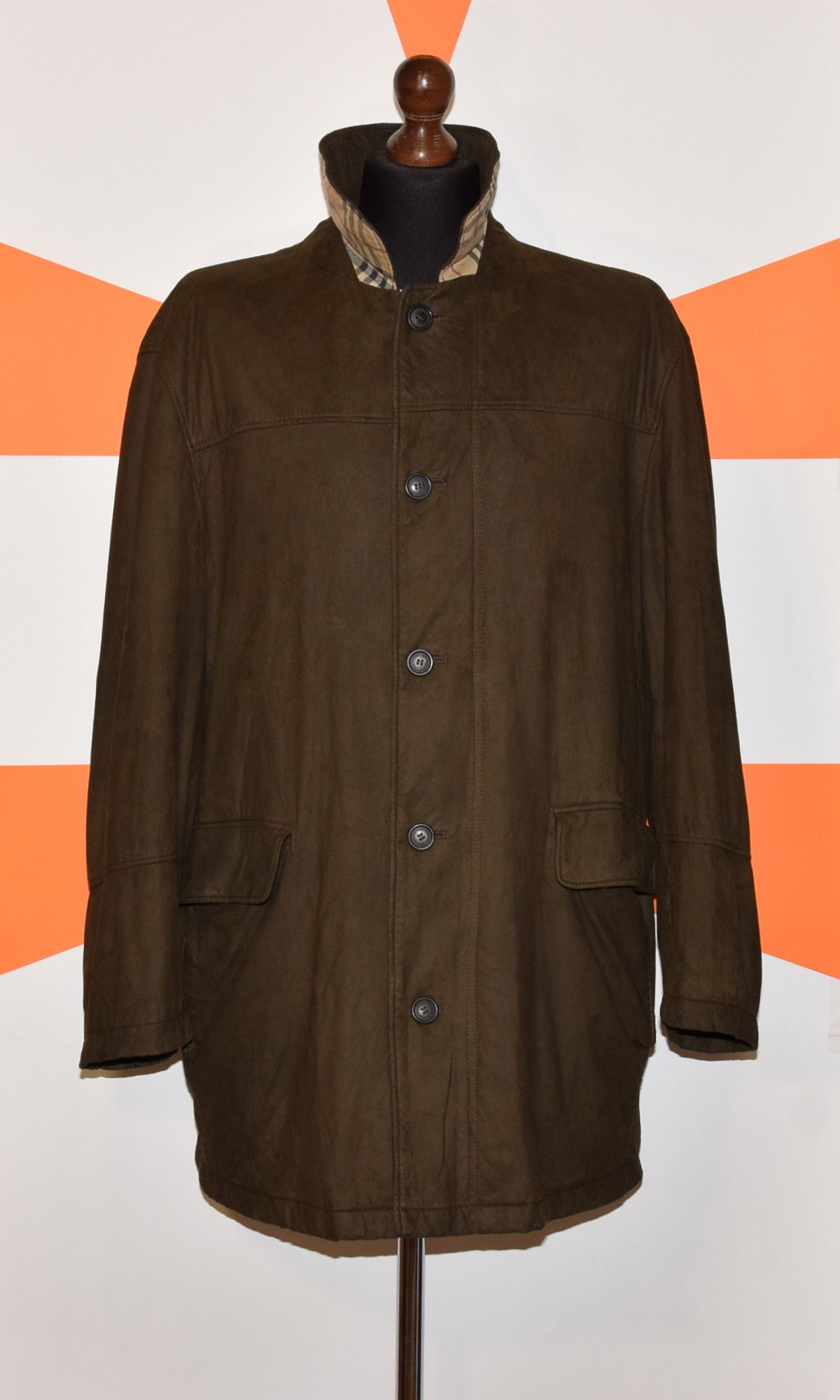 Burberry BURBERRY FAUX SUEDE JACKET COAT SIZE 52~L/XL P2P 25.5"/65cm Size US L / EU 52-54 / 3 - 3 Thumbnail