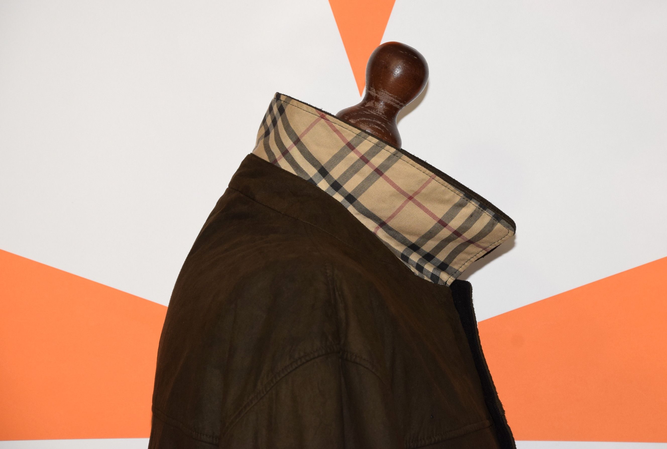 Burberry BURBERRY FAUX SUEDE JACKET COAT SIZE 52~L/XL P2P 25.5"/65cm Size US L / EU 52-54 / 3 - 8 Thumbnail