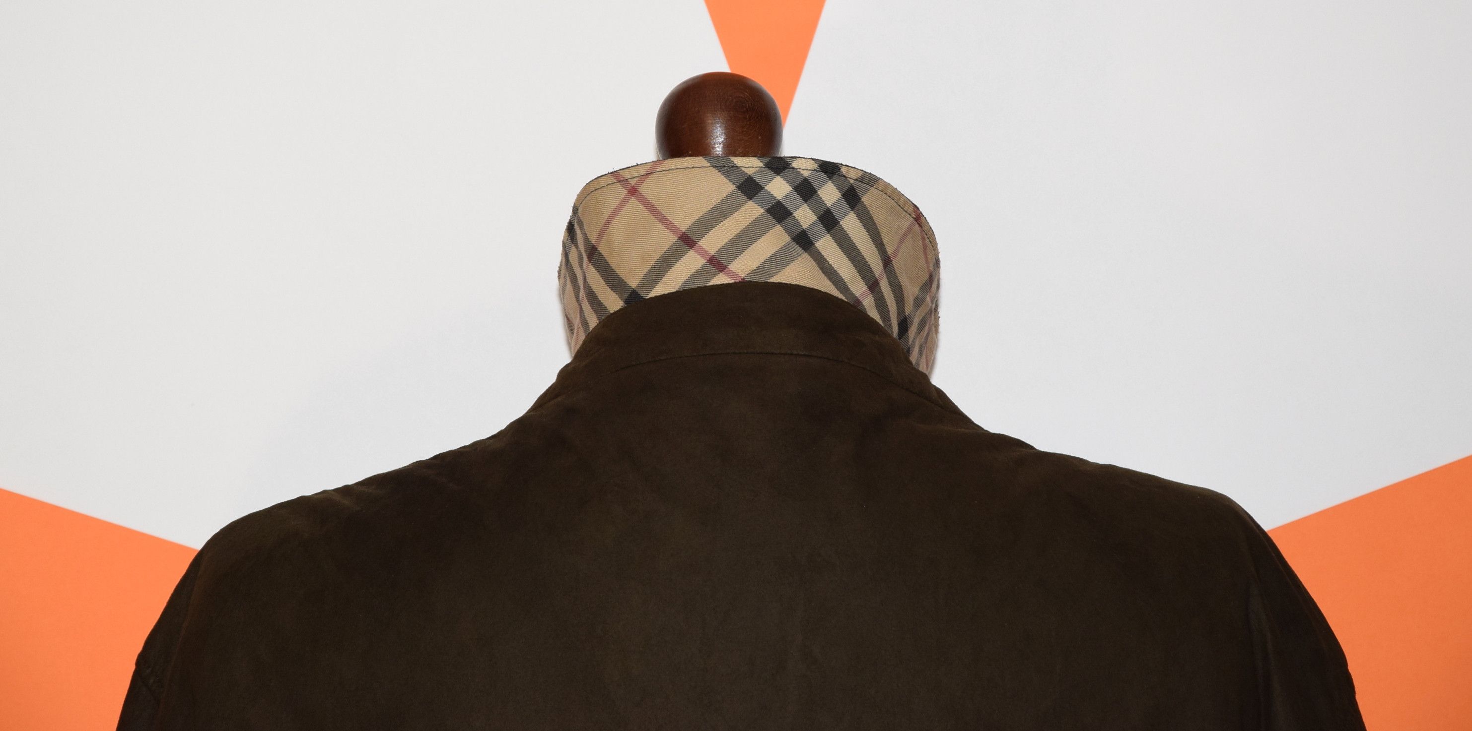 Burberry BURBERRY FAUX SUEDE JACKET COAT SIZE 52~L/XL P2P 25.5"/65cm Size US L / EU 52-54 / 3 - 13 Thumbnail