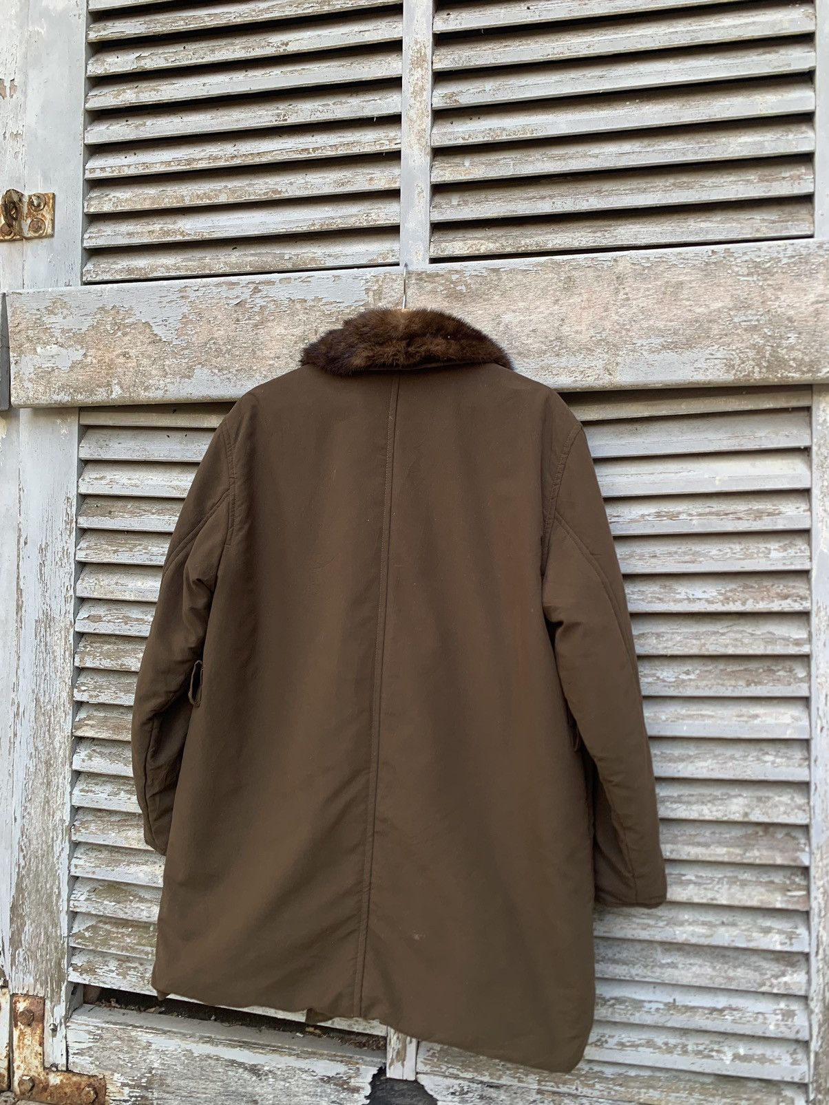 Vintage MARELLA Double Breasted Fur Collar Jacket Made In ITALY Size US L / EU 52-54 / 3 - 7 Thumbnail